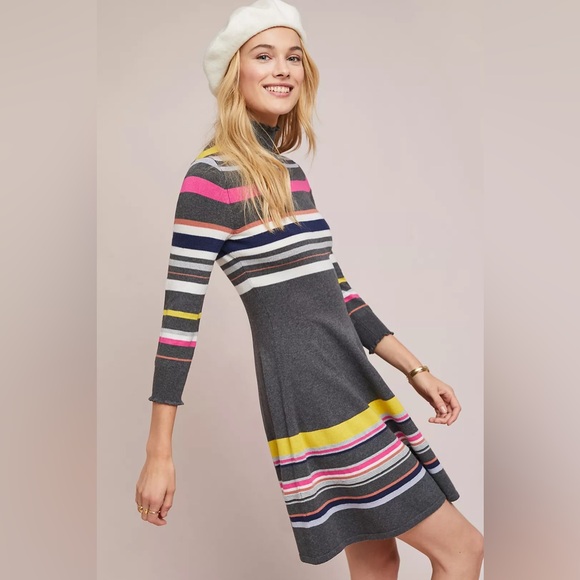 Maeve Dresses & Skirts - Anthropologie Large Maeve “Nikki” Striped Knit Dress